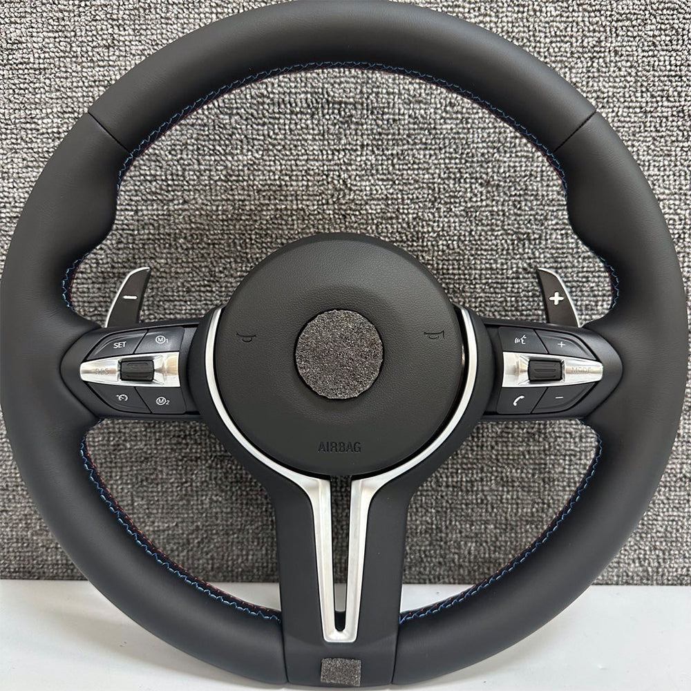 High Quality Leather Steering Wheel for BMW F30 F32 F10 F20 F07 F01 E46 E60 E90 M3 M5 M7 steering wheel - TT-ABC