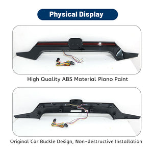 LED Brake Light For 2018-2022 Honda Accord 10th Gen Tail Lights Dynamic Animation Breathing - TT-ABC