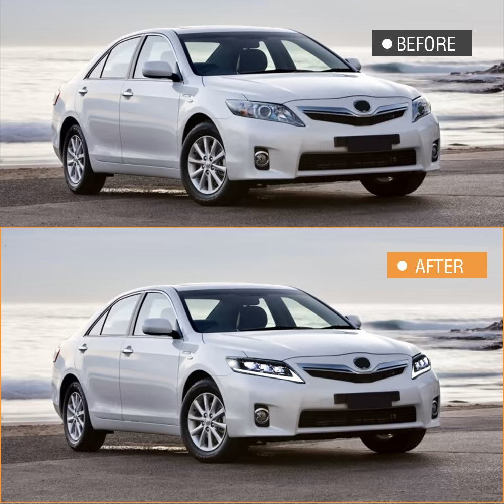 TT-ABC LED Headlight for 2010-2011 Toyota Camry Headlight Assembly (Triple Beams) - TT-ABC