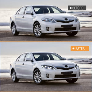 TT-ABC LED Headlight for 2010-2011 Toyota Camry Headlight Assembly (Triple Beams) - TT-ABC