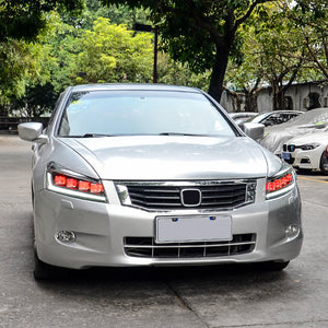 TT-ABC LED Headlights For 2008-2012 Honda Accord MK8 DRL Sequential Turn Signal - TT-ABC