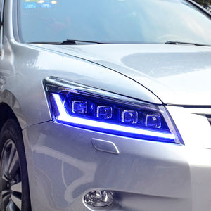 TT-ABC LED Headlights For 2008-2012 Honda Accord MK8 DRL Sequential Turn Signal - TT-ABC
