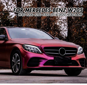 LED Headlights For 2018-2020 Benz W205 C180 C200 C-Class DRL Front Lamp Assembly - TT-ABC