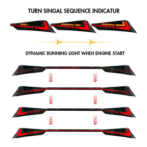 LED Tail Light For 2014-2021 Lexus IS250 IS300 IS350 IS500 isf 200t Tail lights - TT-ABC