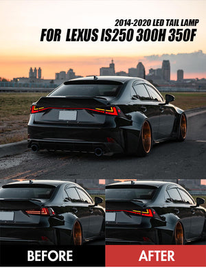 LED Tail Light For 2014-2021 Lexus IS250 IS300 IS350 IS500 isf 200t Tail lights - TT-ABC