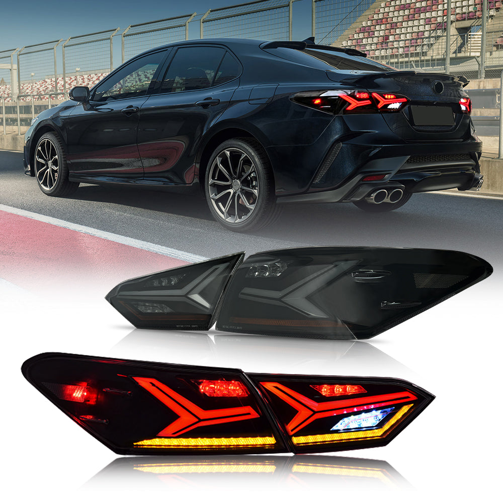 LED Tail Light For 8th Gen Toyota Camry 2018-2024 LE/SE/XLE/XSE/TRD Tail lights Assembly - TT-ABC