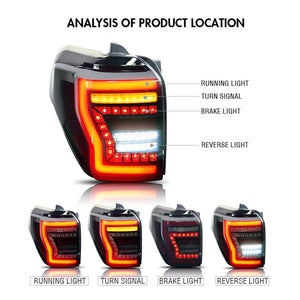 LED Tail Light for 2010-2020 Toyota 4Runner Raptor Style LED Rear Light Assembly - TT-ABC