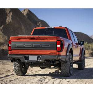 LED Tail Lights Assembly For 2009-2014 Ford F150 F-150 Pickup Truck Black Smoked Taillights Brake Rear Tail Lamps Accessories - TT-ABC