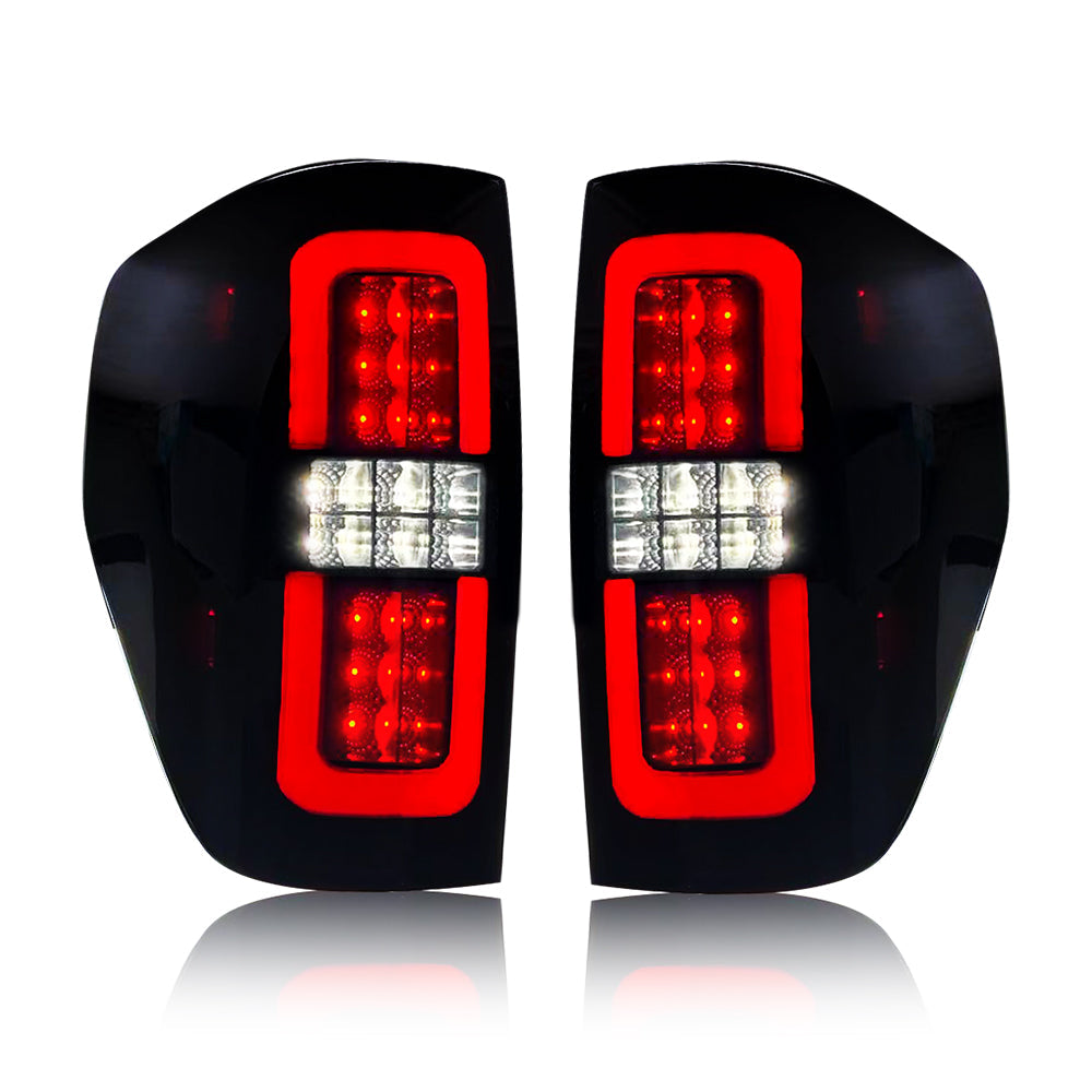 LED Tail Lights Assembly For 2009-2014 Ford F150 F-150 Pickup Truck Black Smoked Taillights Brake Rear Tail Lamps Accessories - TT-ABC
