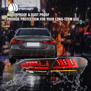 LED Tail Lights For 2018-2024 Toyota Camry SE XSE LE Lexus Style - TT-ABC
