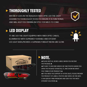 LED Tail Lights For 2018-2024 Toyota Camry SE XSE LE Lexus Style - TT-ABC