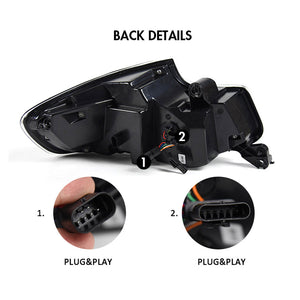 LED Tail Lights For BMW 2-Series & M2 V2 F22|F23|F87 GTS style OLED sequential Tail Lights - TT-ABC