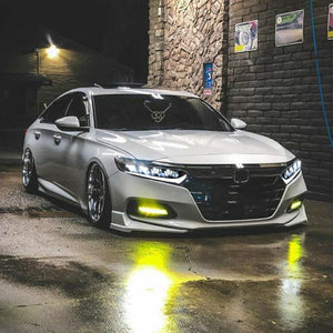 TT-ABC Led Headlight Assemblies For 2018-2022 Honda Accord LX/Ex/EXL/Sport/SE (Demon Eye) - TT-ABC