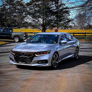 TT-ABC Led Headlight Assemblies For 2018-2022 Honda Accord LX/Ex/EXL/Sport/SE (Demon Eye) - TT-ABC