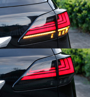 TT-ABC LED Tail Lights for 2009-2015 Lexus RX350 RX450 Rear Lamps Assembly - TT-ABC