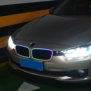 Modified front grille RGB lights for 2013-2018 BMW 3 series M3/F30/F35 - TT-ABC