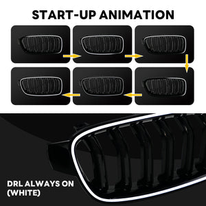 Modified front grille lights for 2013-2018 BMW 3 series/M3/F30/F35 - TT-ABC