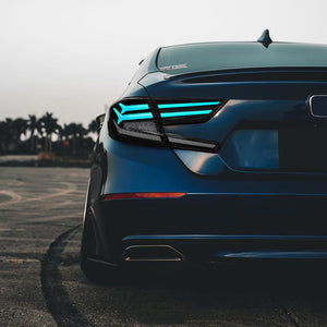 New RGB Taillights for Honda Accord Tail Lights 2018-2022 LX Sport EX EX-L Touring 10th Gen Accessory - TT-ABC