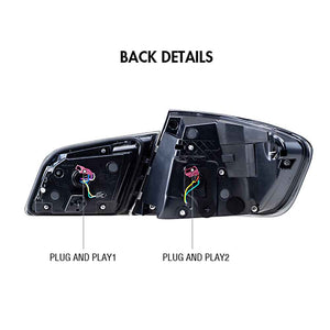 TT-ABC LED Tail Lights for 2011-2017 BMW 5 Series F10 F18 Led Tail Lights (Smoked/Red) - TT-ABC