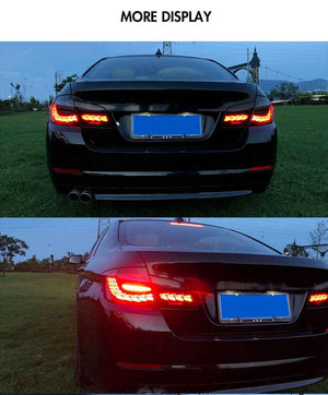 TT-ABC LED Tail Lights for 2011-2017 BMW 5 Series F10 F18 Led Tail Lights (Smoked/Red) - TT-ABC