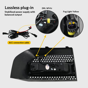 Pair Front Fog Light Lamp For Land Rover Defender 90 110 130 2020-2025 Left & Right - TT-ABC