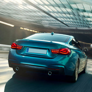 Premium OLED Tail Lights for BMW 4 Series (2013-2019) & M4 GTS (2014-2018) (Smoked) - TT-ABC