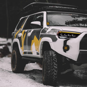 Quad Beam LED Headlights For 2014-2022 Toyota 4Runner Turn Front Lamp DRL Assembly - TT-ABC