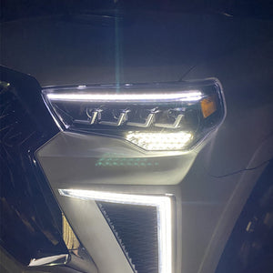 Quad Beam LED Headlights For 2014-2022 Toyota 4Runner Turn Front Lamp DRL Assembly - TT-ABC