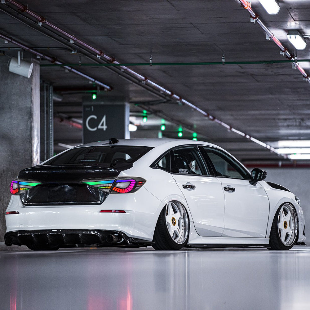 TT-ABC RGB LED Tail Lights for 2022–2025 Honda Civic 11th Gen Sedan - TT-ABC