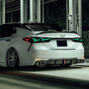 RGB LED Tail Lights For 2018-2024 Toyota Camry 8th Gen Rear Lamp Assembly - TT-ABC