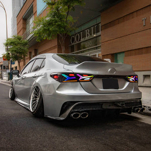 RGB LED Tail Lights For 2018-2024 Toyota Camry 8th Gen Rear Lamp Assembly - TT-ABC