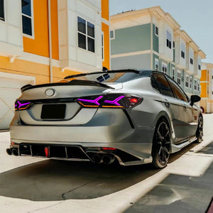 RGB LED Tail Lights For 2018-2024 Toyota Camry 8th Gen Rear Lamp Assembly - TT-ABC