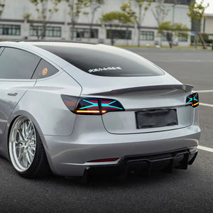 RGB LED Tail Lights For Tesla Model 3 Model Y 2017-2021 Rear Lamp Assembly - TT-ABC