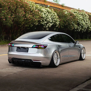 RGB LED Tail Lights For Tesla Model 3 Model Y 2017-2021 Rear Lamp Assembly - TT-ABC