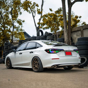 TT-ABC RGB Led Tail Light For 11th Gen Honda Civic 2022 2023 2024 2025 Sequential LED Rear Lamp - TT-ABC