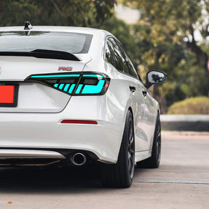 TT-ABC RGB Led Tail Light For 11th Gen Honda Civic 2022 2023 2024 2025 Sequential LED Rear Lamp - TT-ABC