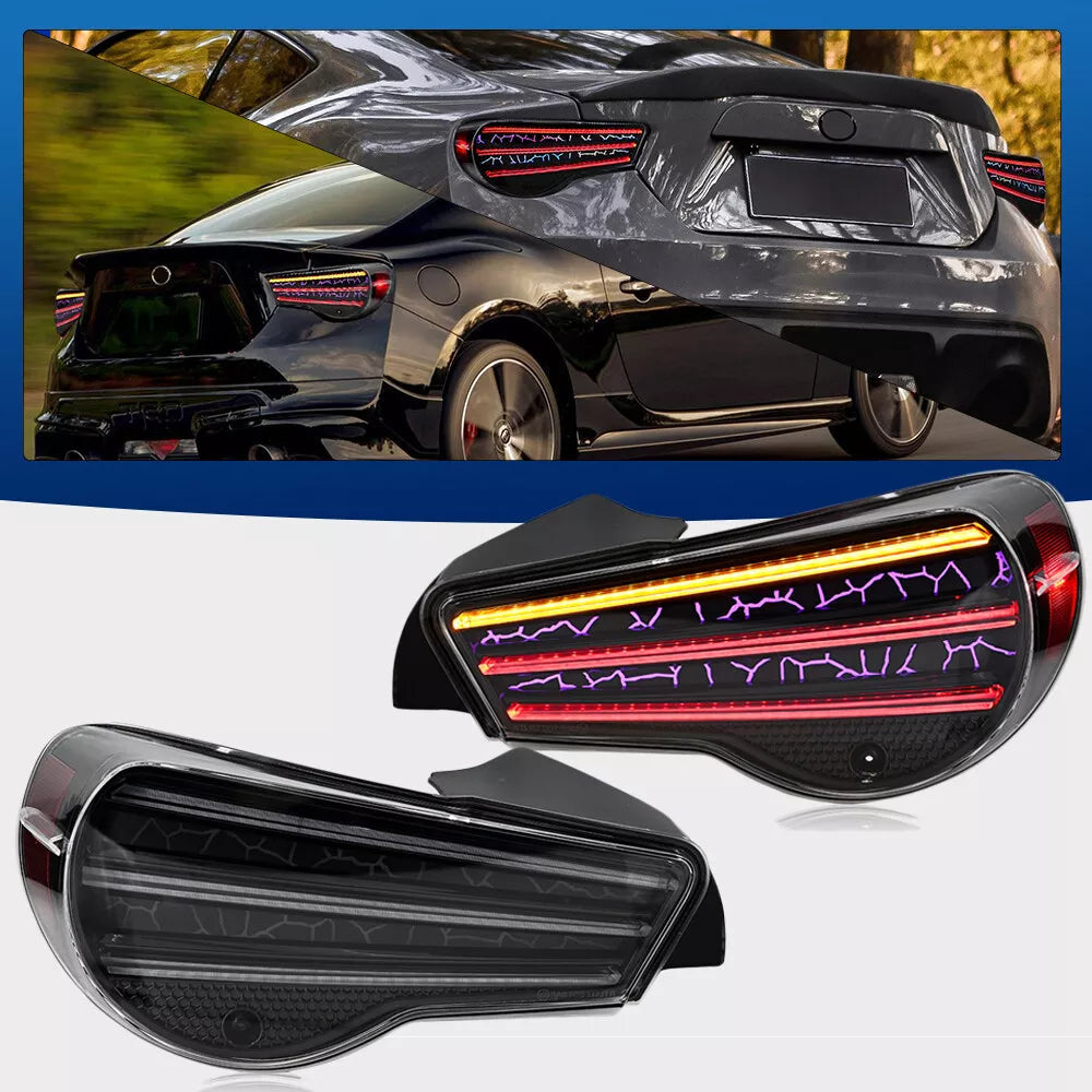 RGB Tail Lights For 2012-2020 Toyota 86/Subaru BRZ/Scion FR-S Rear Lamp Assembly - TT-ABC