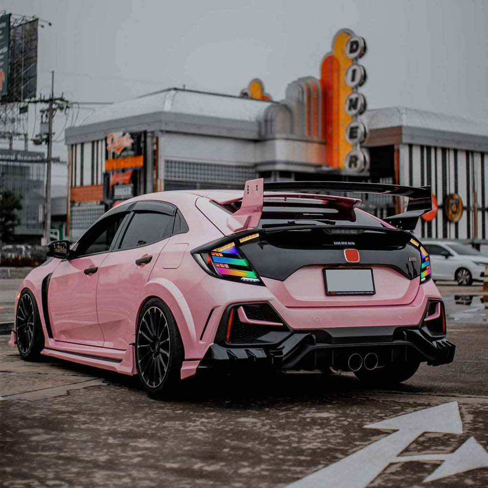 RGB Tail Lights for Honda Civic 2016-2021 Hatchback Type R FK7 FK8 Tail Light Assembly - TT-ABC