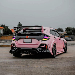 RGB Tail Lights for Honda Civic 2016-2021 Hatchback Type R FK7 FK8 Tail Light Assembly - TT-ABC