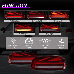 TT-ABC Led Tail Lights for 2015-2019 BMW Mini Cooper Clubman F54 Tail Light Assembly - TT-ABC