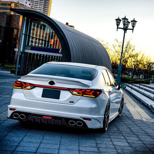 Smoke LED Tail Lights + Trunk set For Toyota Camry 2018-2024 Rear Lamp Assembly - TT-ABC