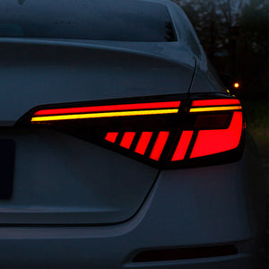 Smoke gray LED Tail Light Assembly for 2022-2025 11th gen Honda Civic - TT-ABC