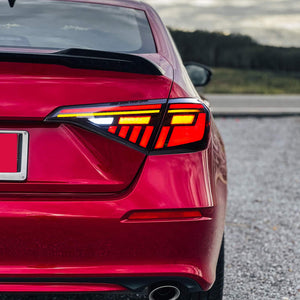 Smoke gray LED Tail Light Assembly for 2022-2025 11th gen Honda Civic - TT-ABC