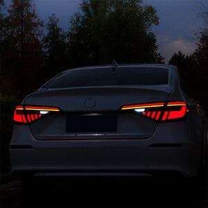 Smoke gray LED Tail Light Assembly for 2022-2025 11th gen Honda Civic - TT-ABC