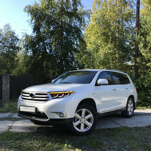 TT-ABC Demon Eyes Headlight For 2012-2014 Toyota Highlander Headlight Assembly - TT-ABC