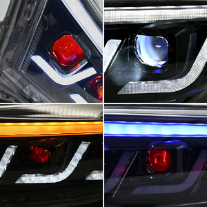 TT-ABC Demon Eyes Headlight For 2012-2014 Toyota Highlander Headlight Assembly - TT-ABC