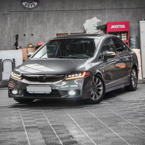 TT-ABC Full LED Headlight for 2006-2011 Honda Civic 4 Door 8Th Gen Headlights Assembly - TT-ABC