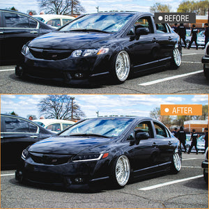 TT-ABC Full LED Headlight for 2006-2011 Honda Civic 4 Door 8Th Gen Headlights Assembly - TT-ABC