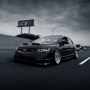 TT-ABC Full LED Headlight for 2006-2011 Honda Civic 4 Door 8Th Gen Headlights Assembly - TT-ABC