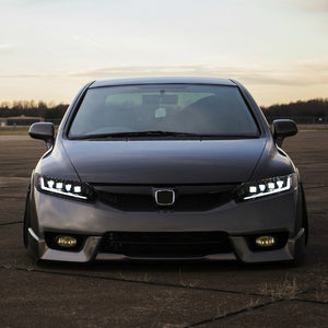 TT-ABC Full LED Headlight for 2006-2011 Honda Civic 4 Door 8Th Gen Headlights Assembly - TT-ABC